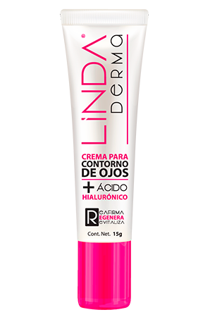 crema contorno ojos + ácido hialurónico - Linda Derma