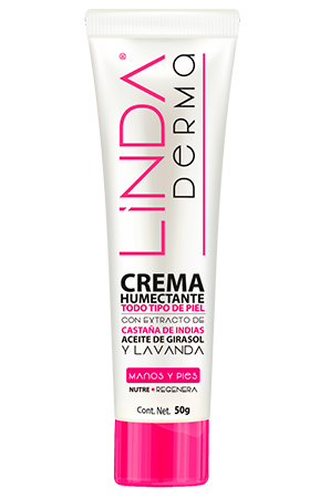 Crema humectante manos y pies - Linda Derma